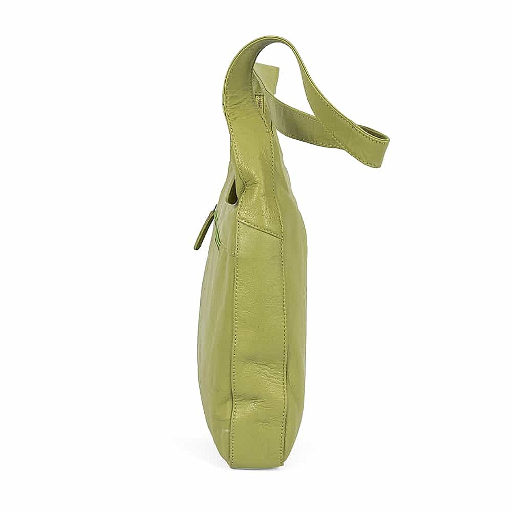 Lime-Light Leather Shoulder Bag