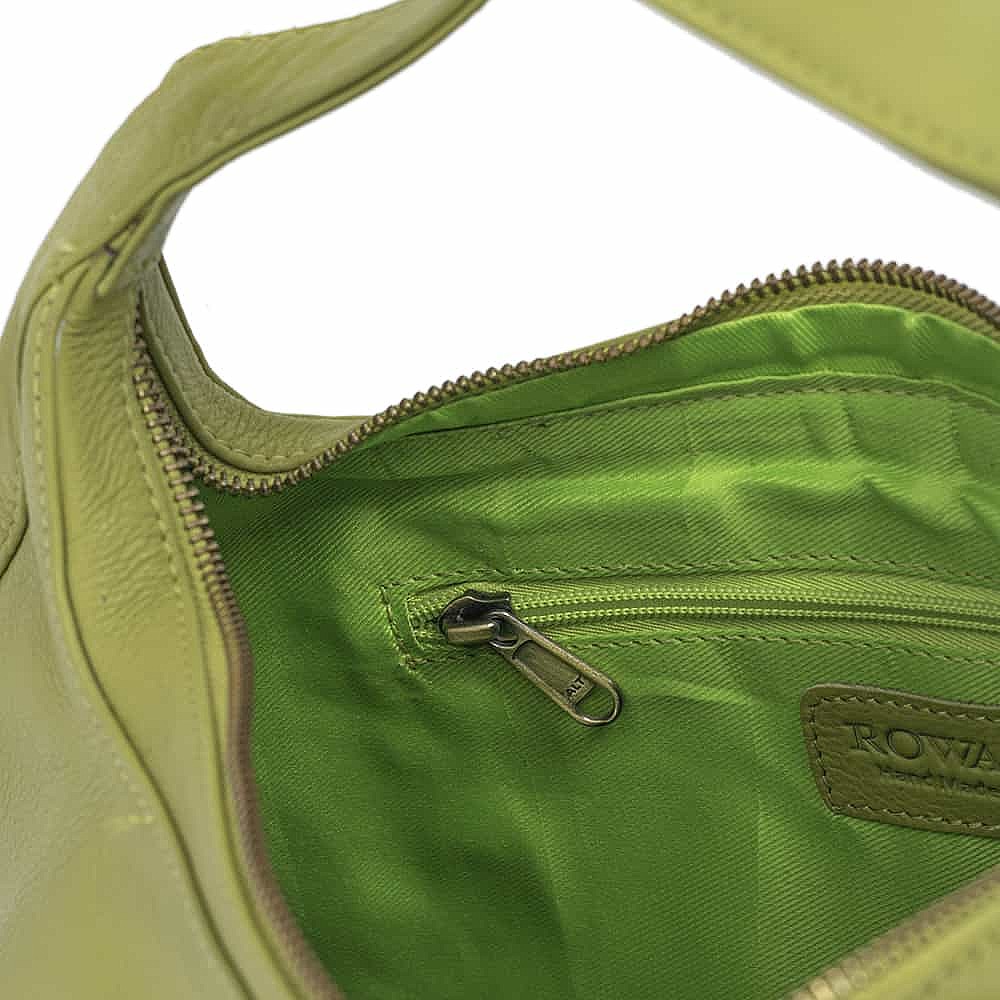Lime-Light Leather Shoulder Bag