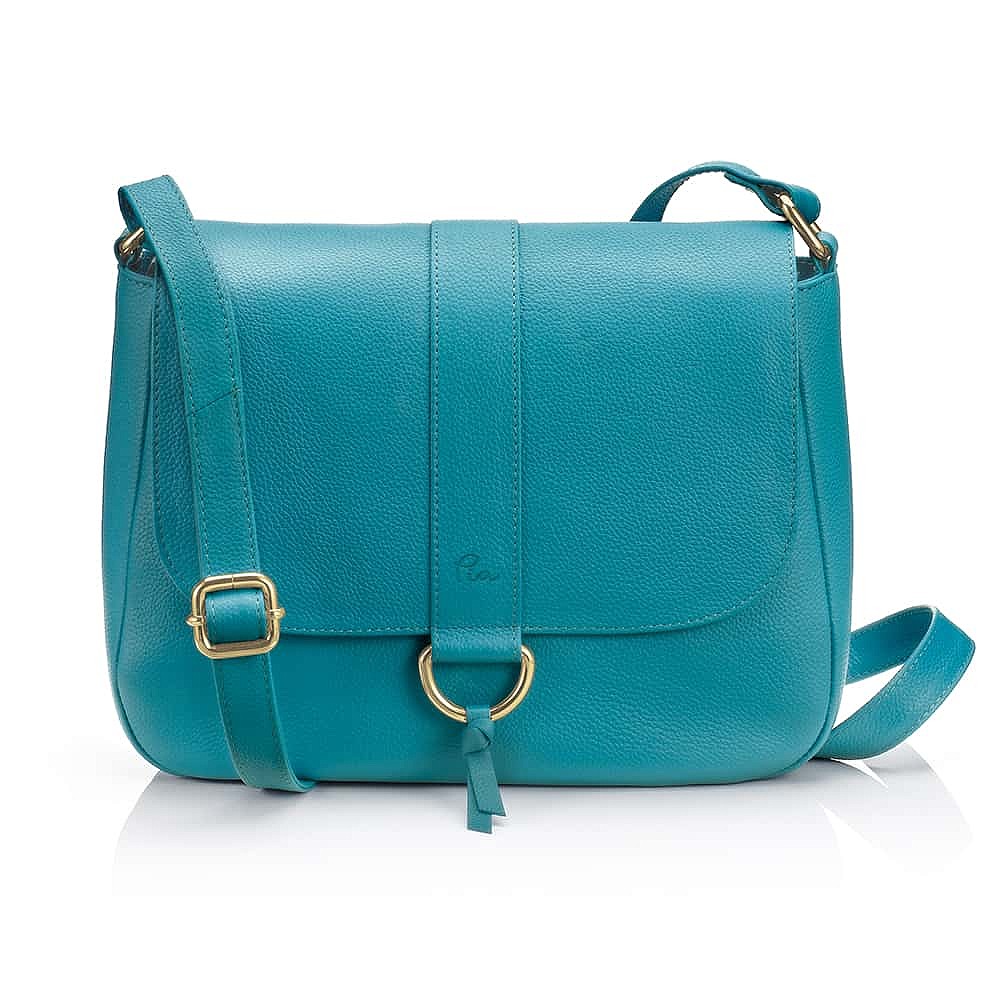 Tell Me About Teal Leather Bag