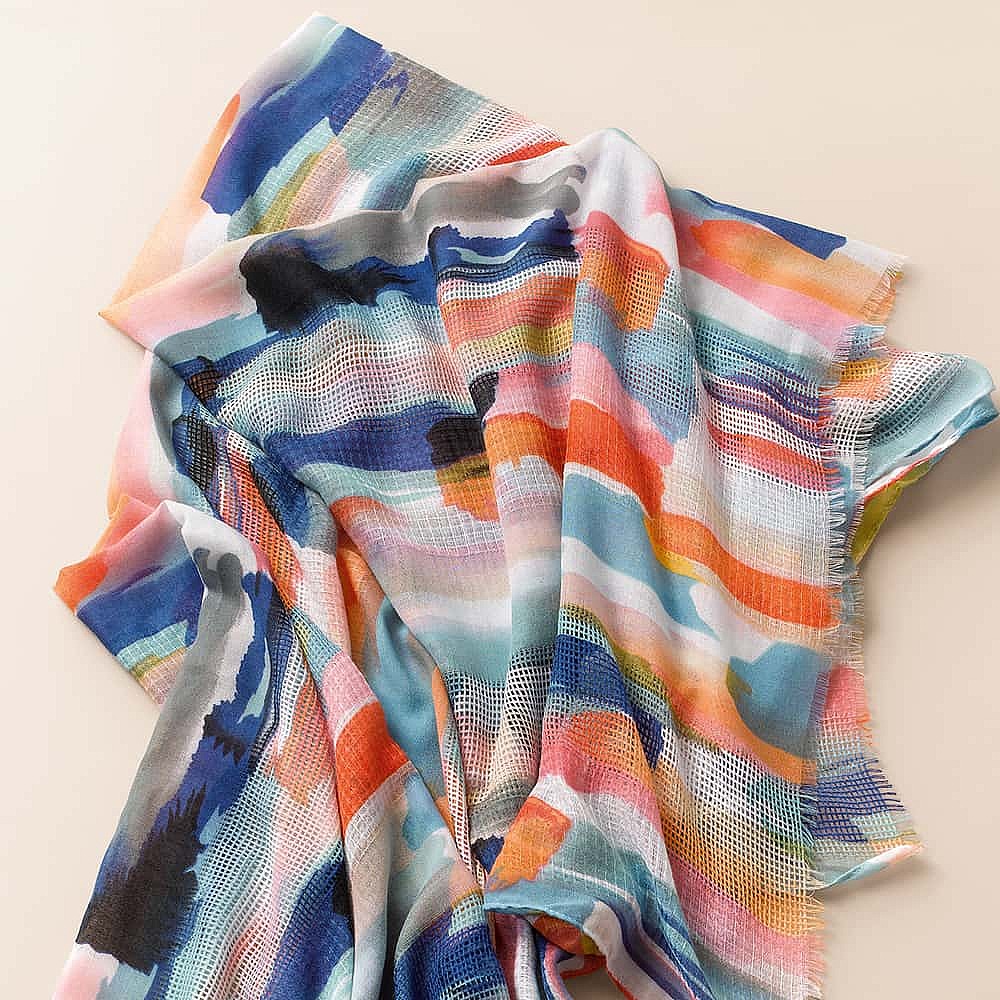 Passionately Painted Scarf