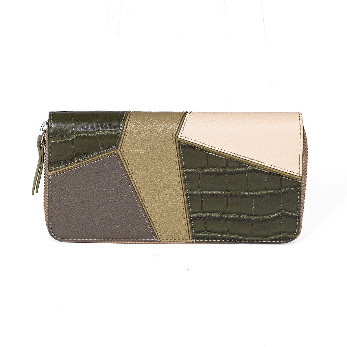 An Eye for Olive Leather Purse