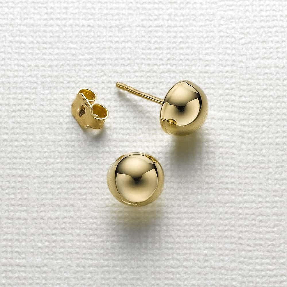 Pure Poise Gold Stud Earrings