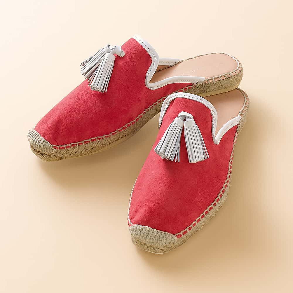 Coastal Coral Slip-On Espadrilles