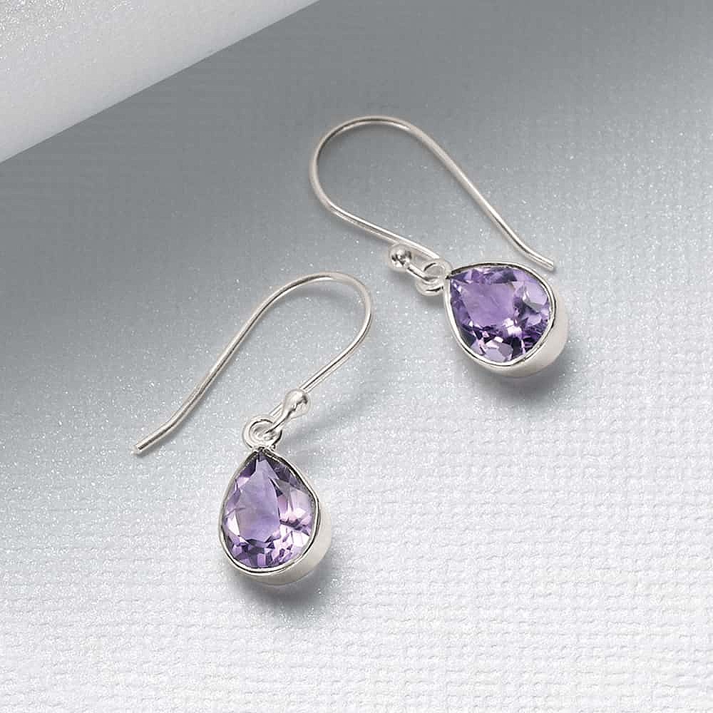 Aura of Amethyst Earrings