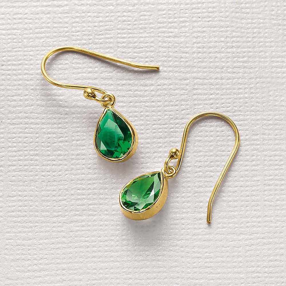 Get the Glow Green Crystal Earrings