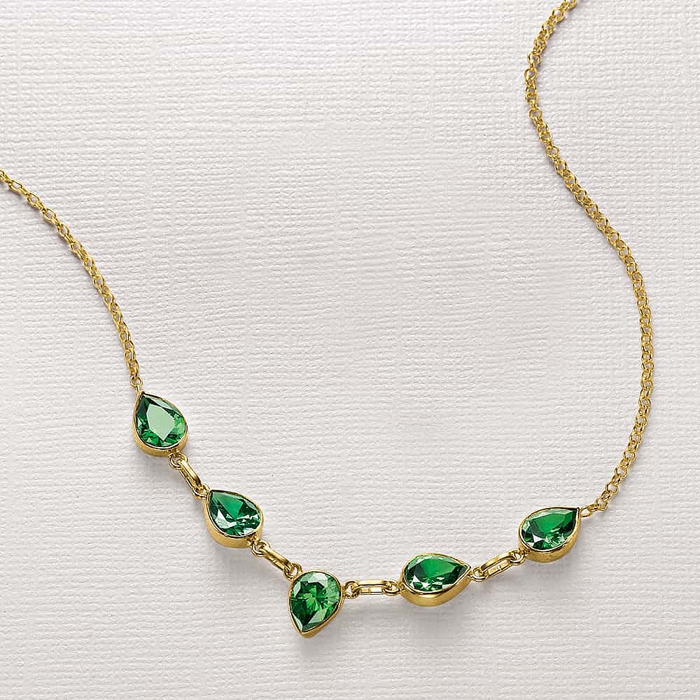 Get the Glow Green Crystal Necklace