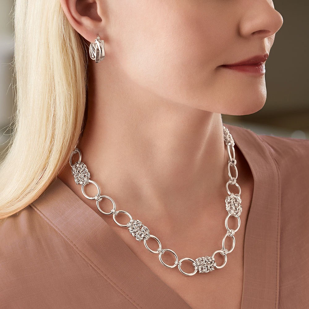 Where We Meet Silver Hoop Earrings