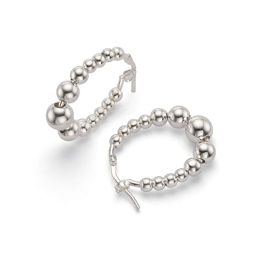 Polished Perfection Silver Hoop Earrings