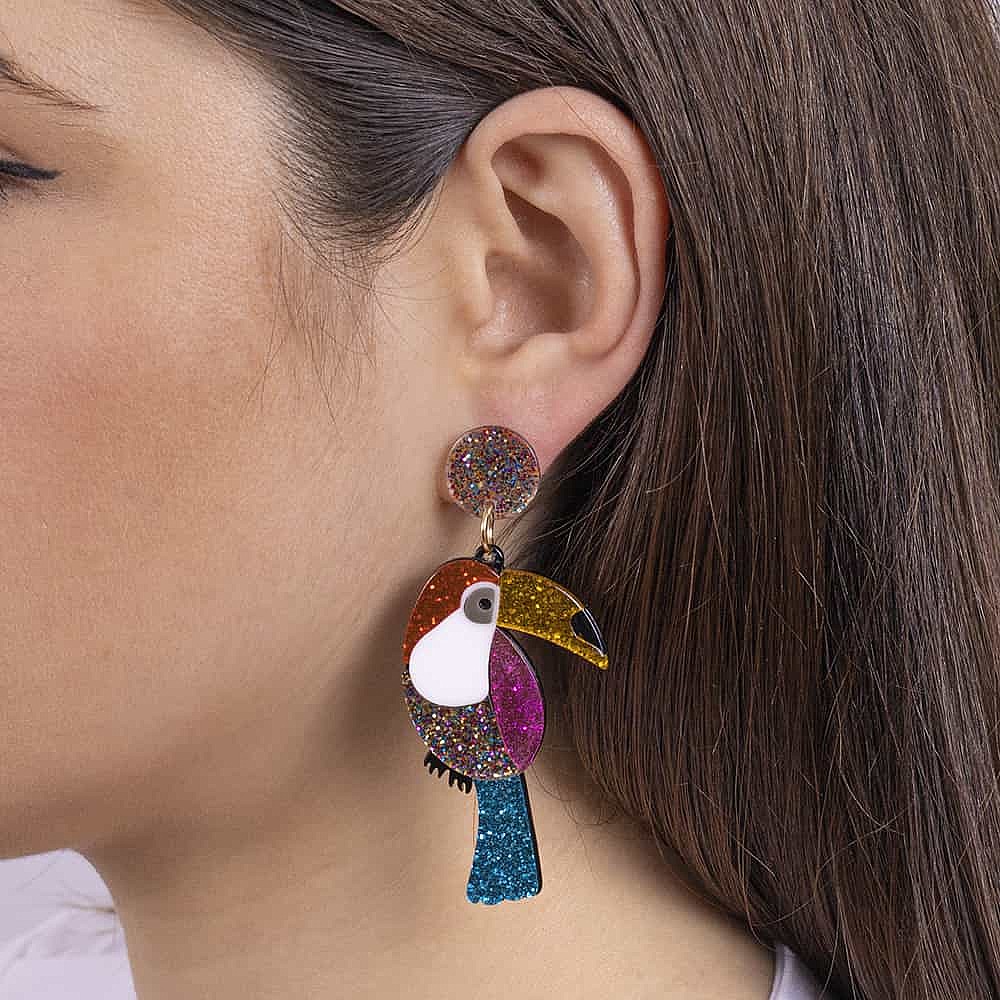 Tantalising Toucan Earrings