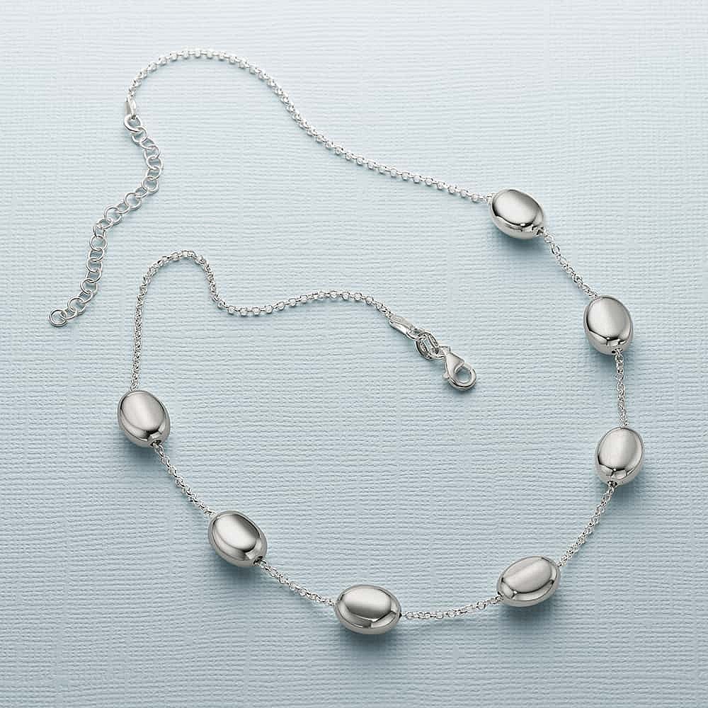 Up the Tempo Silver Necklace