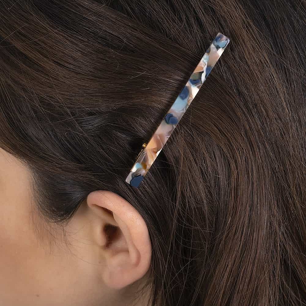 Marbled Medley Trio of Hair Slides