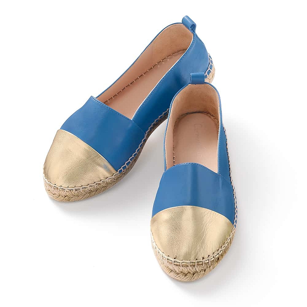 Walk The Walk Marine Slip-On Espadrilles | Pia Jewellery