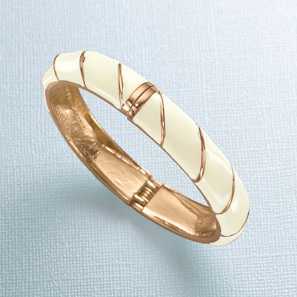 Cream of the Crop Snap Bangle