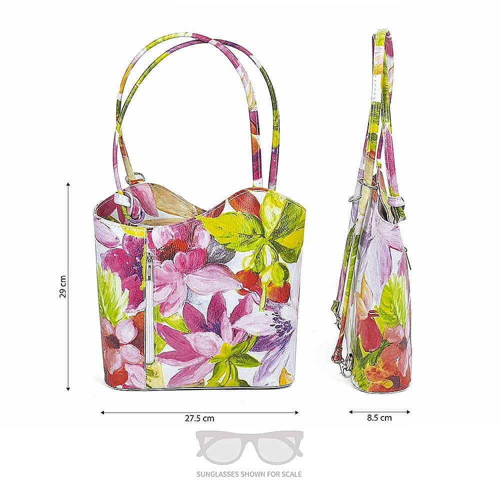 Tropical Travels Leather Bag