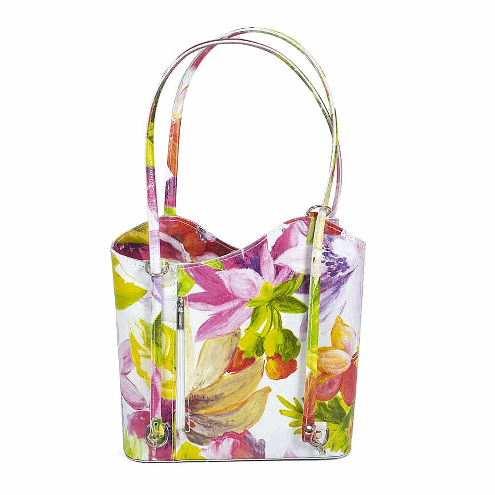 Tropical Travels Leather Bag