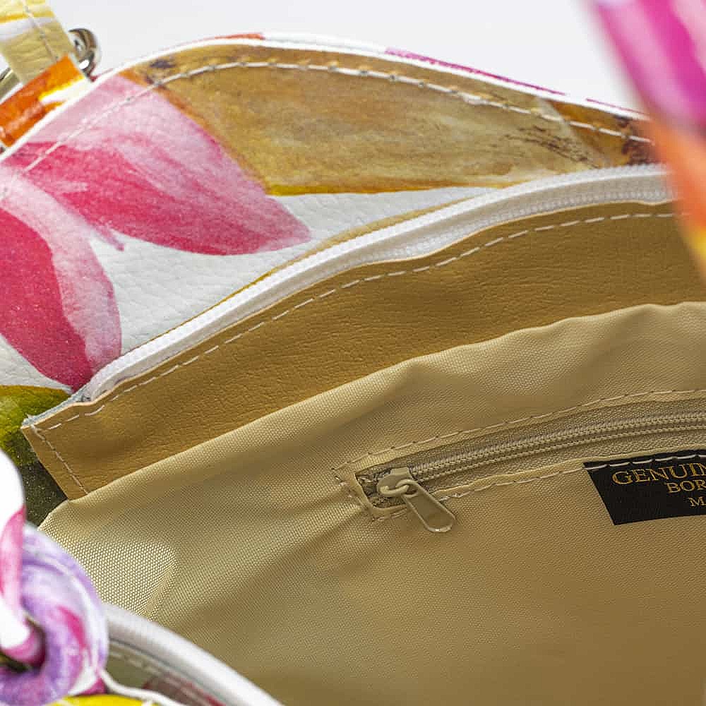 Tropical Travels Leather Bag