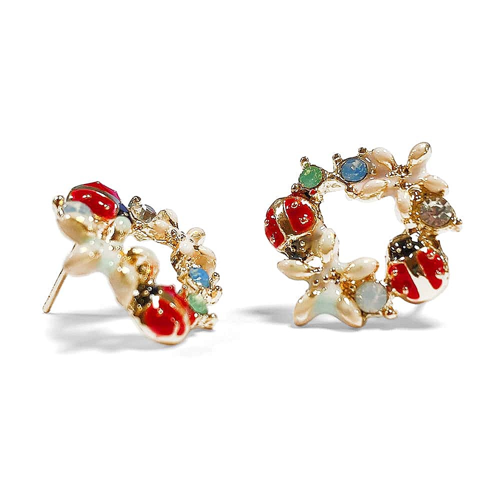 Gleeful Garden Stud Earrings