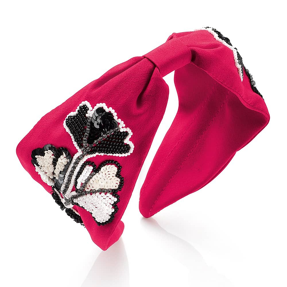 Flourish of Fuchsia Headband