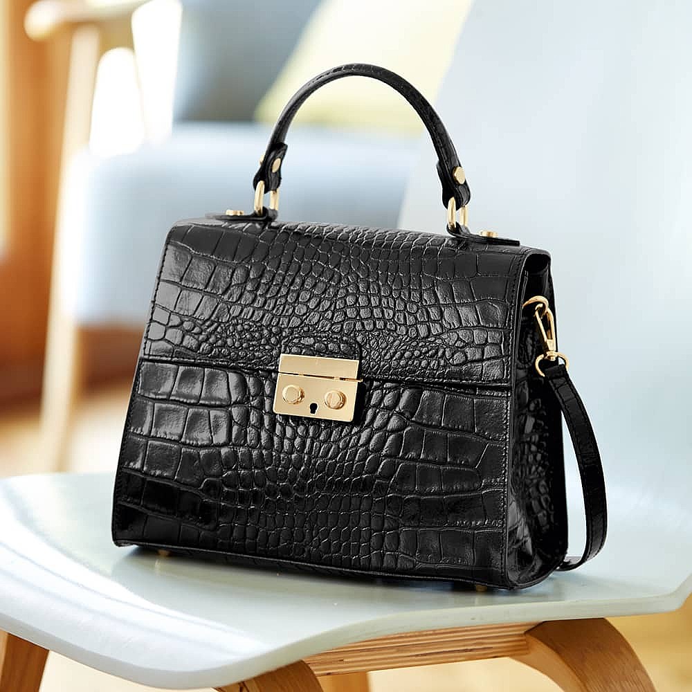 Noir Nights Leather Bag