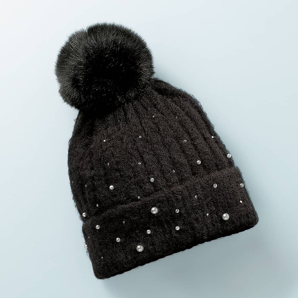 Sparkle & Shine Pompom Hat