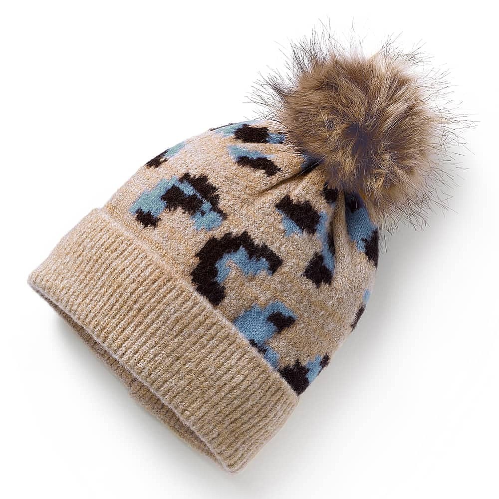 Change Your Spots Pompom Hat
