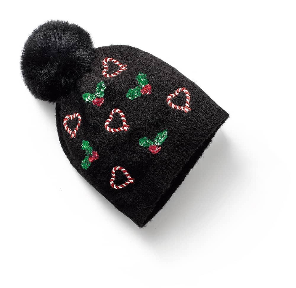 Deck The Halls Pompom Hat