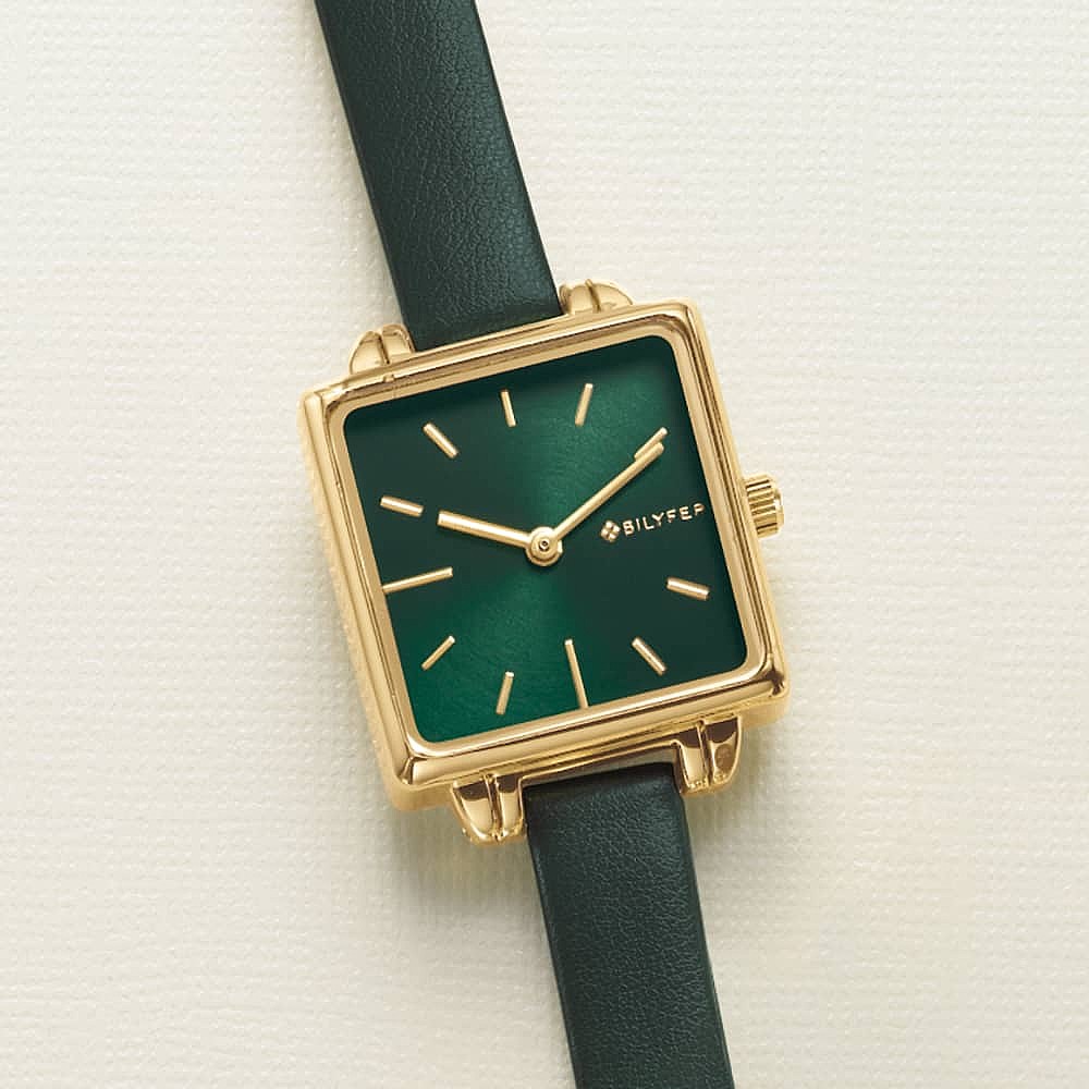 Play The Angles Green Watch