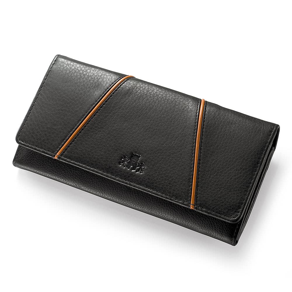 Boldly Black Leather Purse