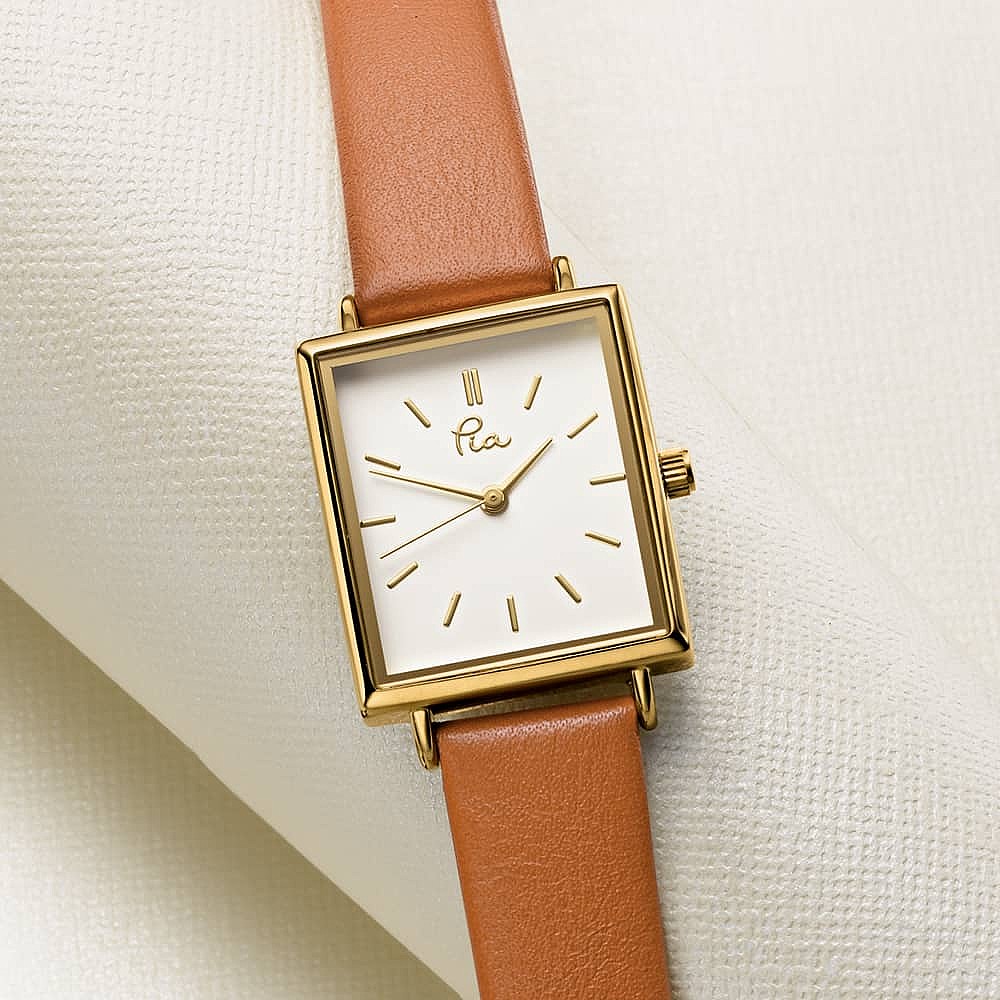 Sleek Situations Tan Watch