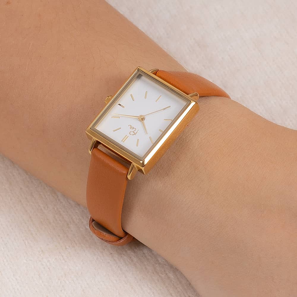 Sleek Situations Tan Watch Pia Jewellery