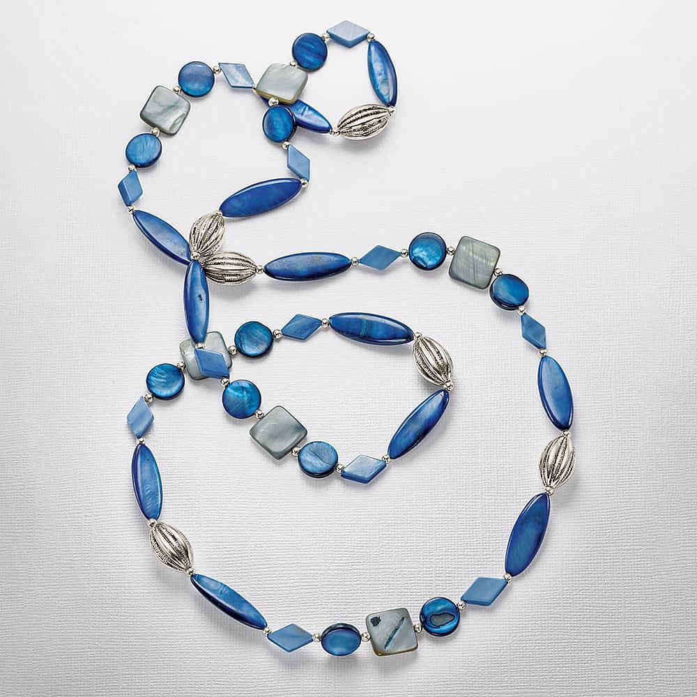 The Best of Blue Shell Necklace