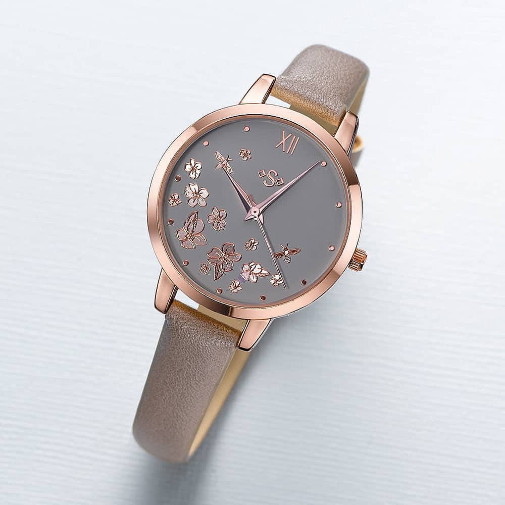 Truly Taupe Vegan Leather Watch