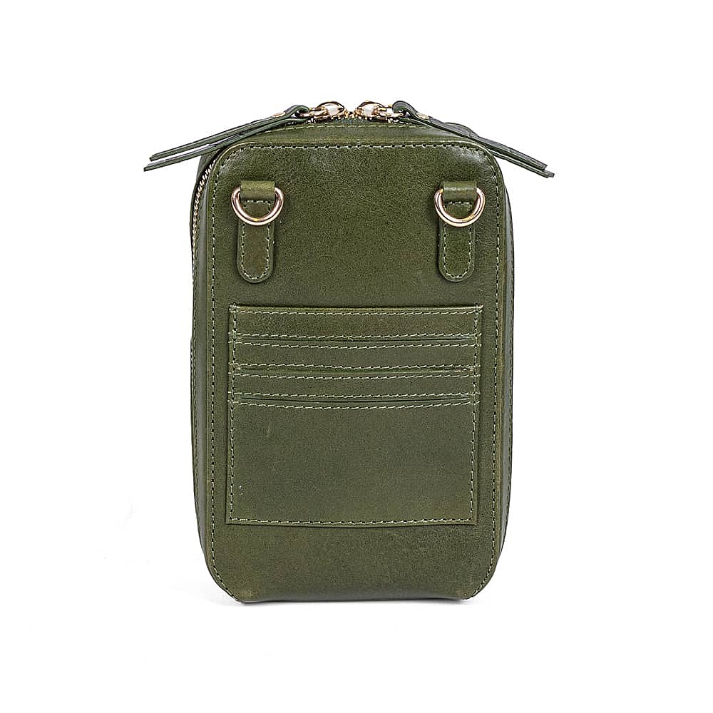 Green Light Leather Organiser Bag