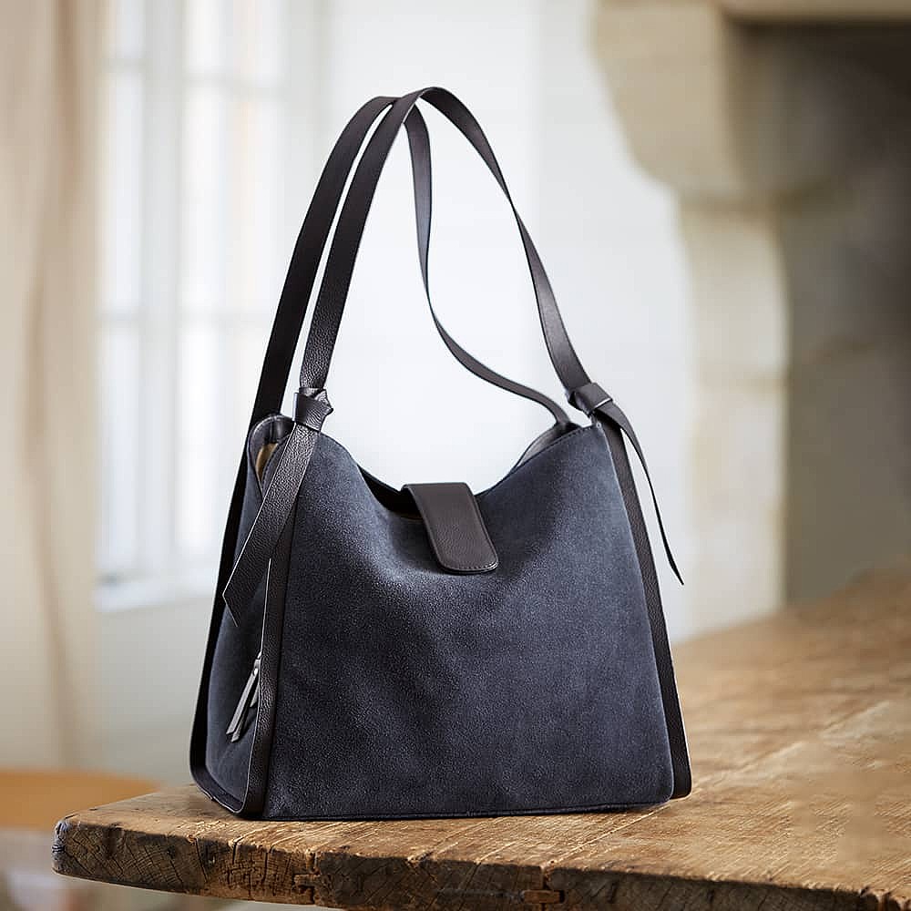 Tried & True Navy Shoulder Bag