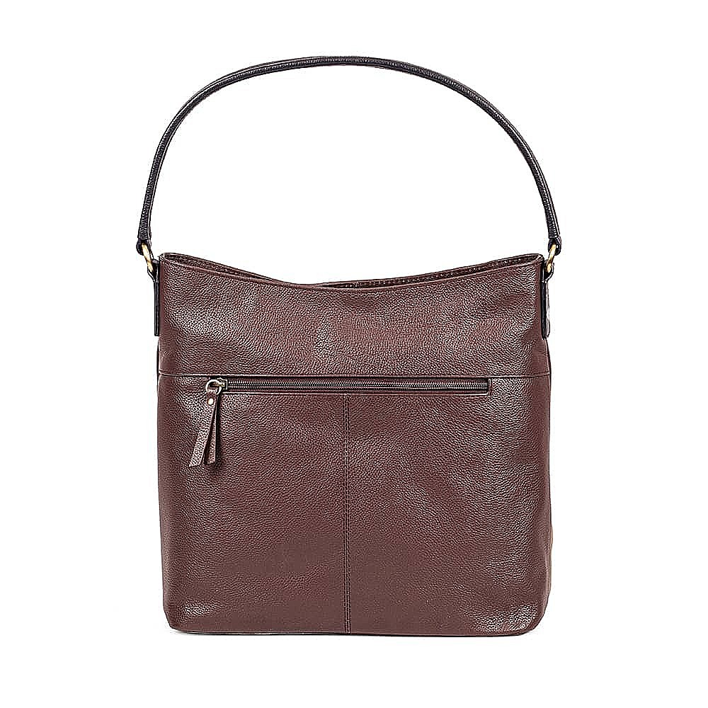 Perfect Angle Leather Shoulder Bag
