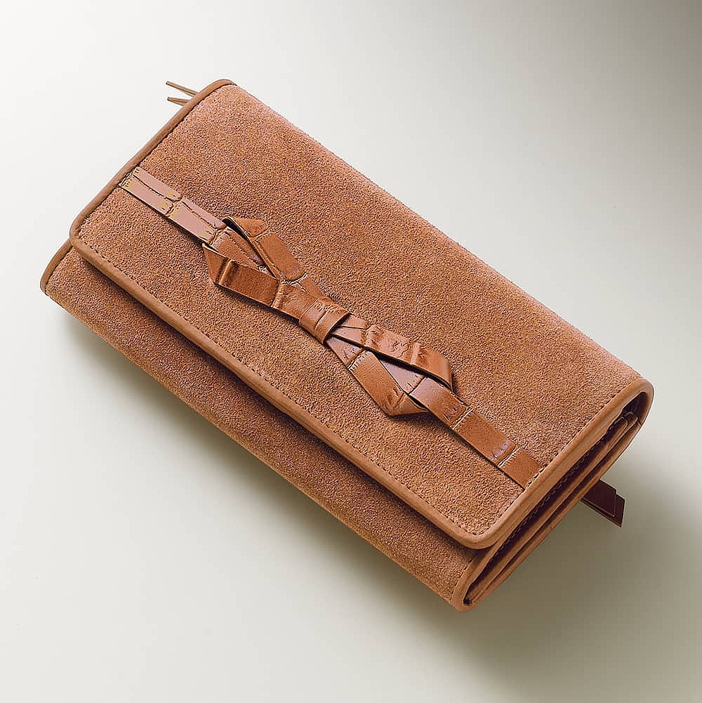 True To Tan Suede Purse