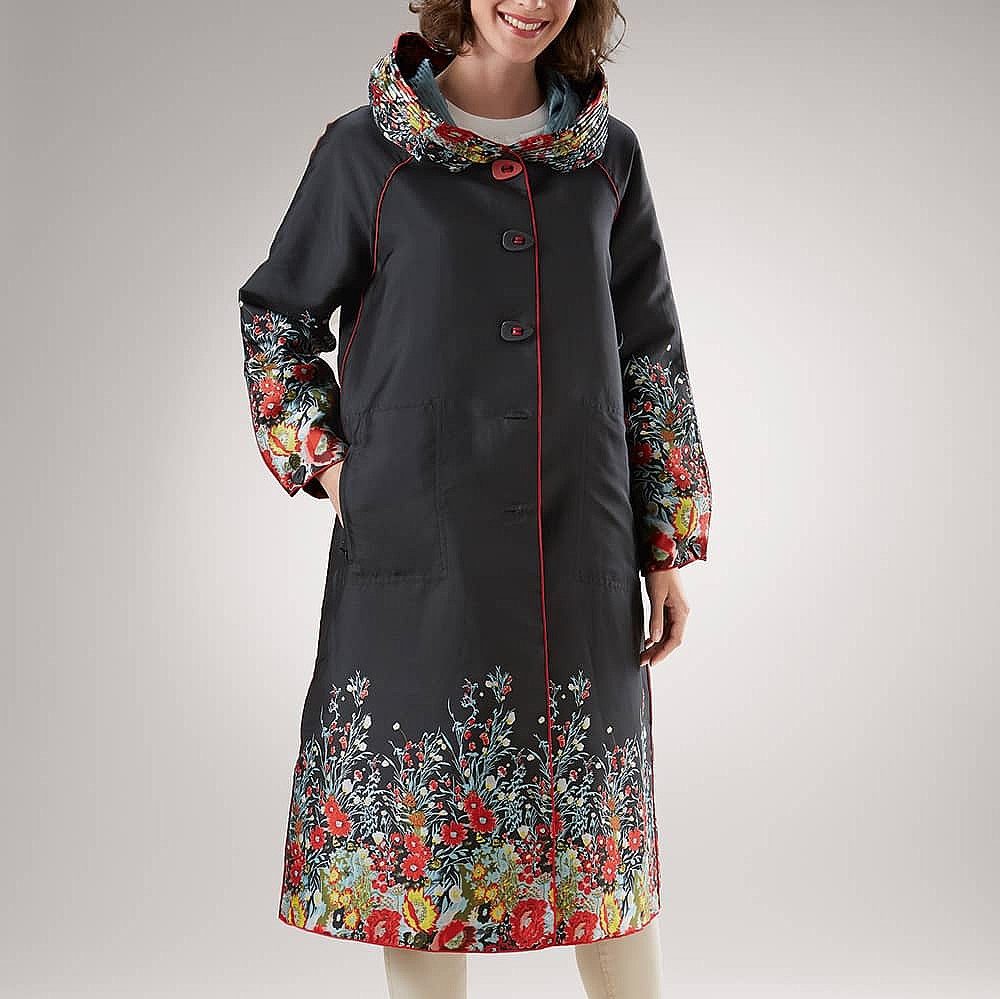 Breath of Blooms Raincoat