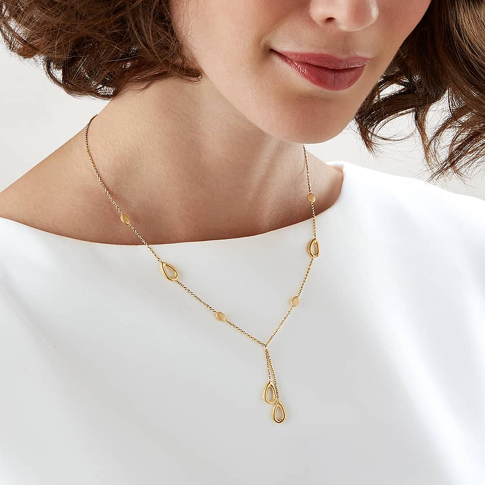 A Duet of Gold Necklace