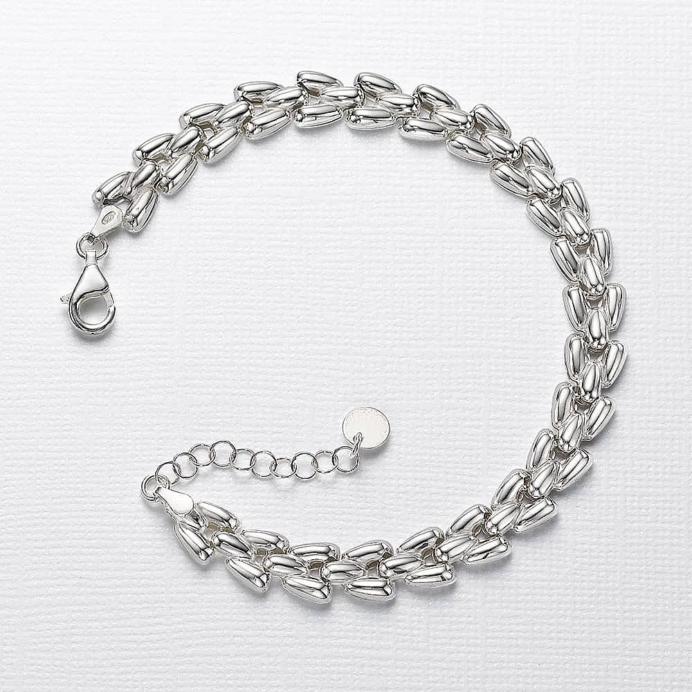 Path To Perfection Silver Bracelet