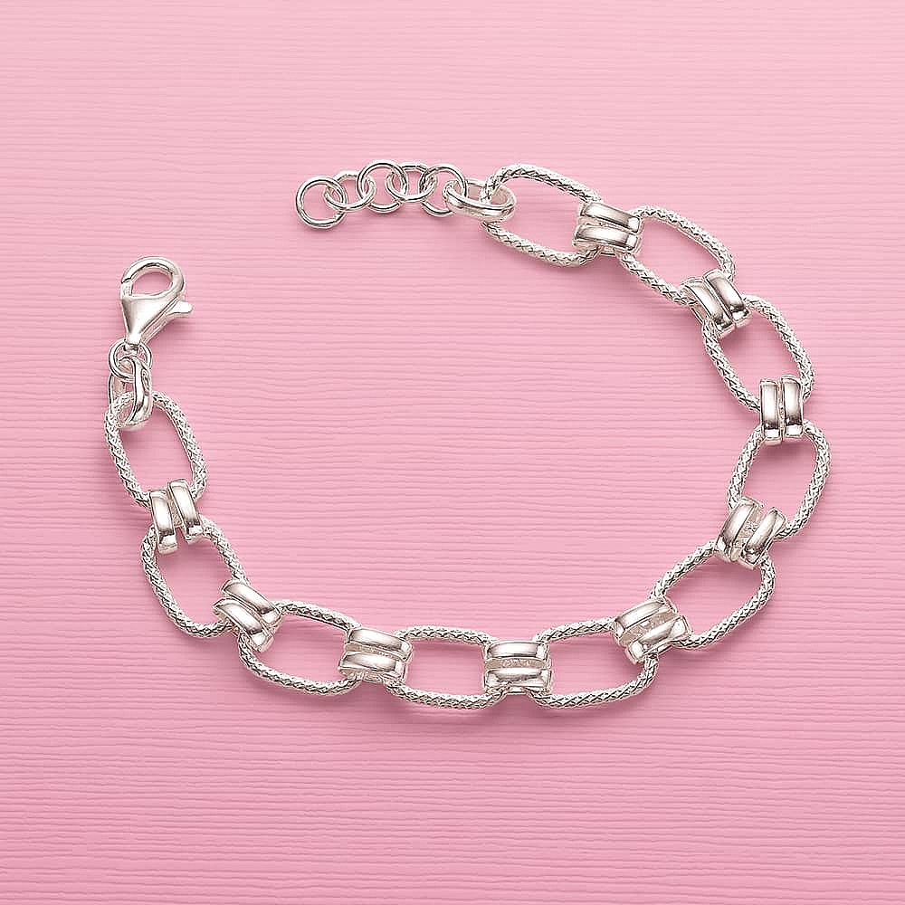 Clearly Classic Silver Bracelet