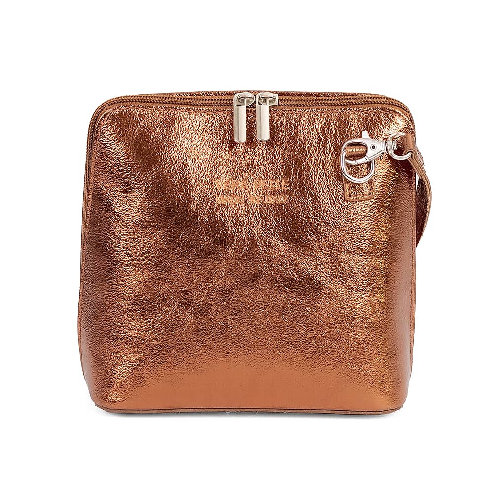 Bronze cross top body bag