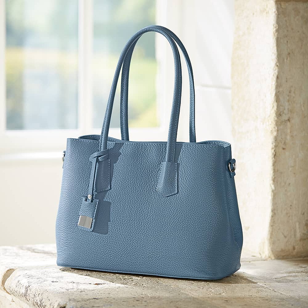 Blue Sky Thinking Leather Bag