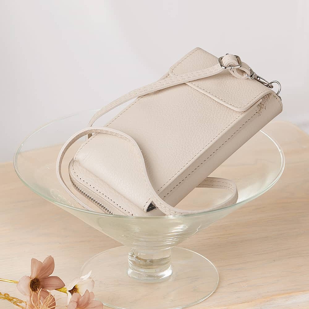 Walk This Way Cream Cross-Body Bag