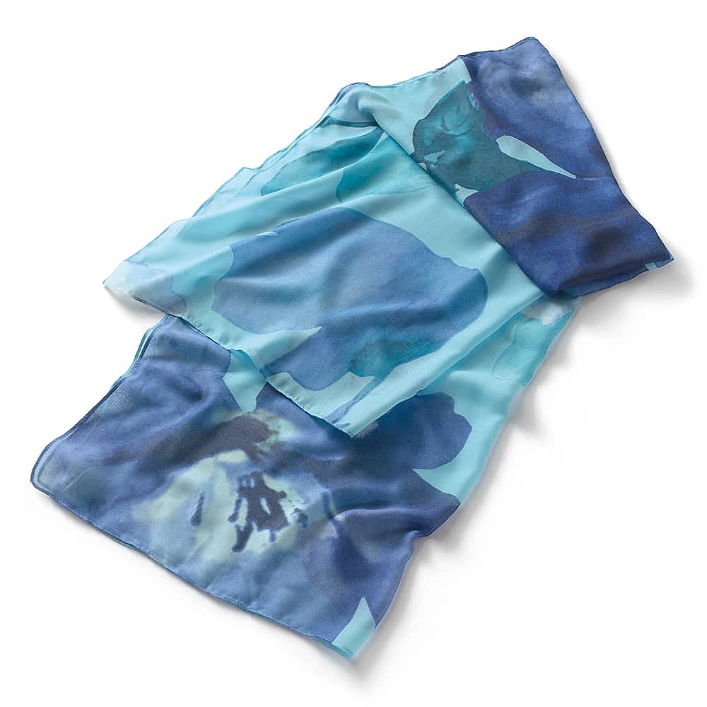 Beckoning Blues Scarf