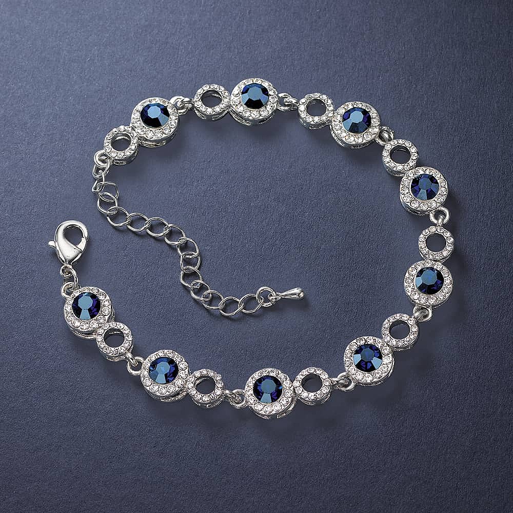 Midnight Waltz Crystal Bracelet