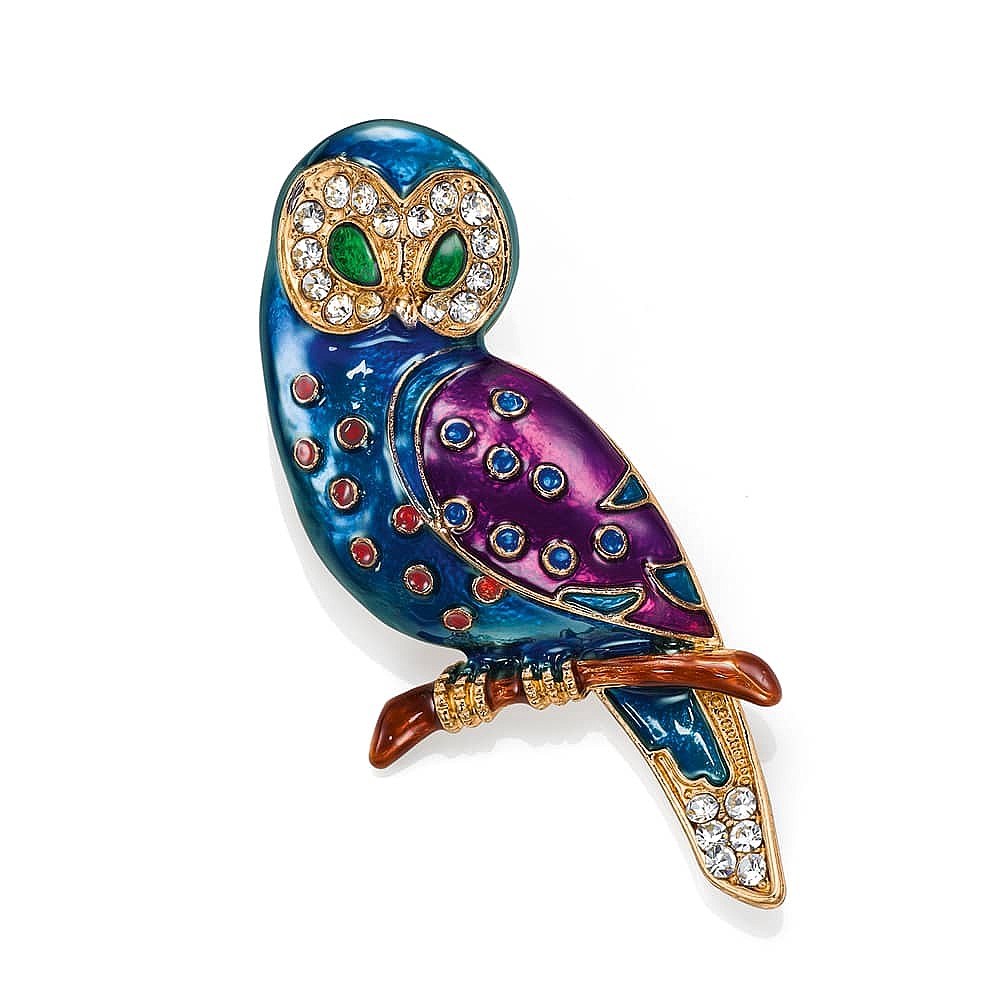 By Owl Means Brooch