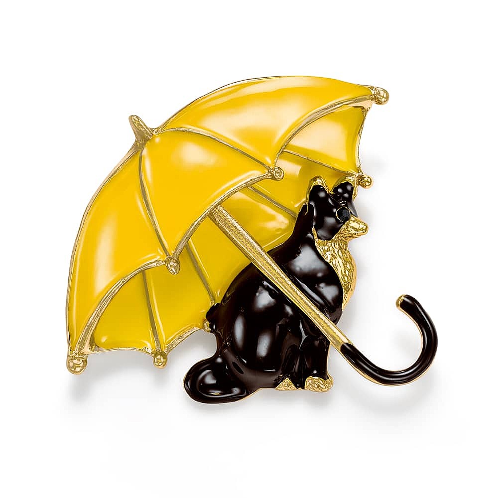 Raining Cats Brooch