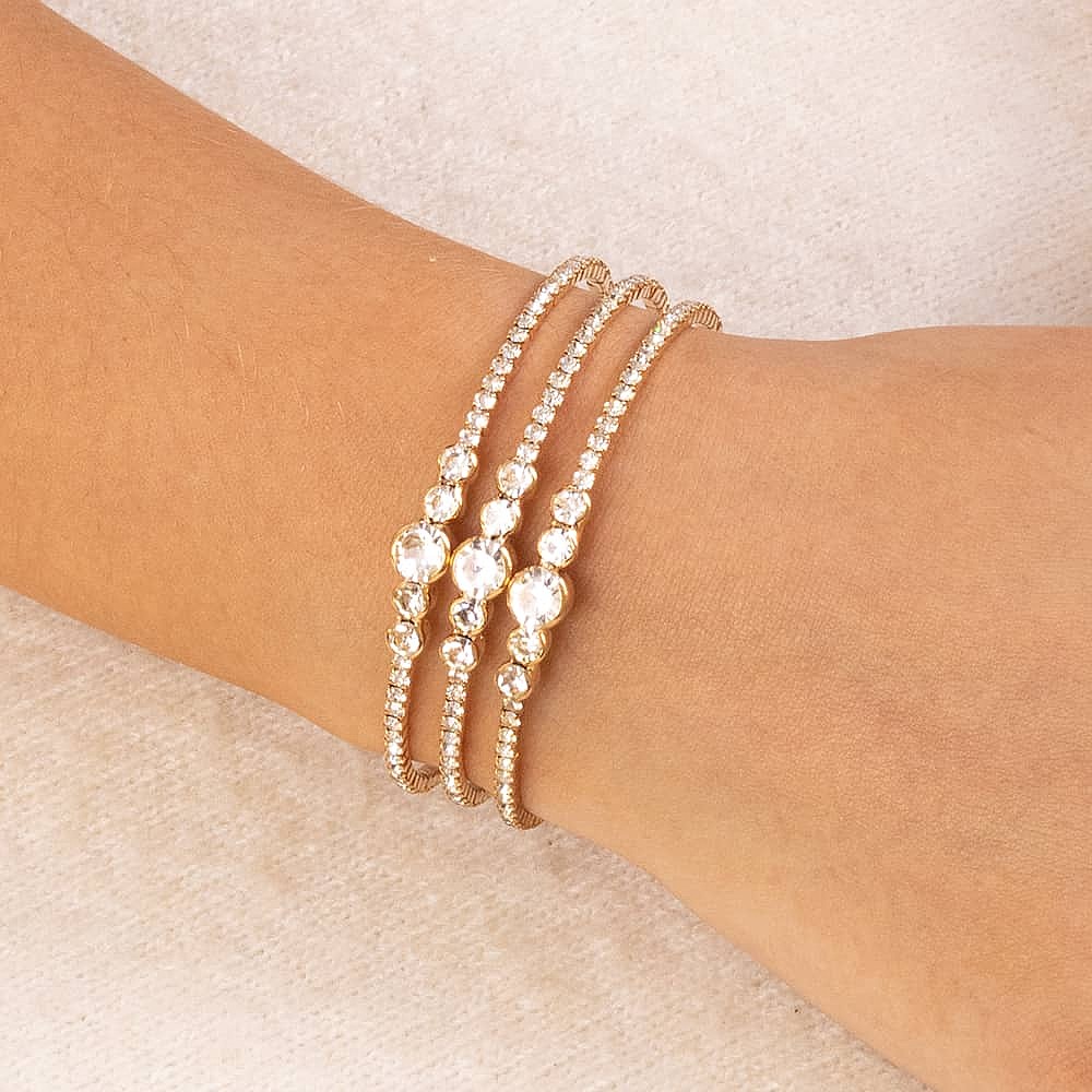 Sparkling Sensation Cuff Bangle