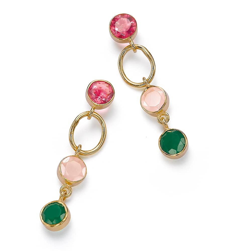 In Glowing Terms Gemstone Earrings