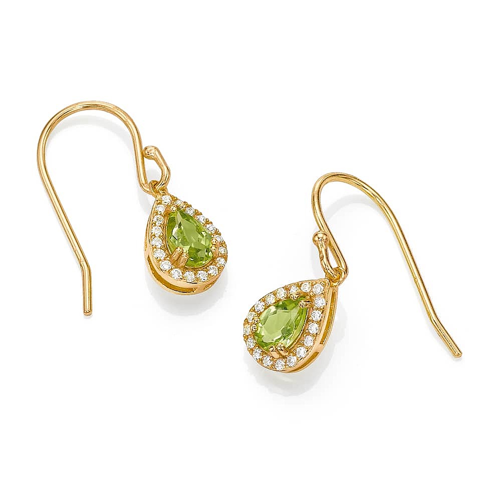 Finding Fortune Peridot Earrings